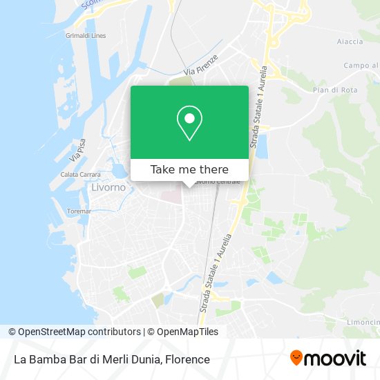 La Bamba Bar di Merli Dunia map