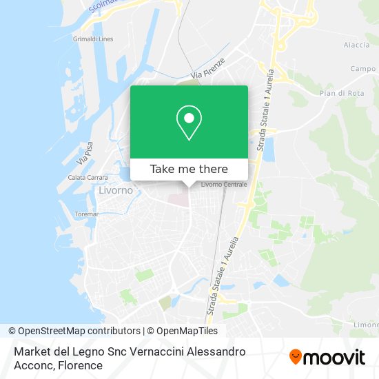 Market del Legno Snc Vernaccini Alessandro Acconc map
