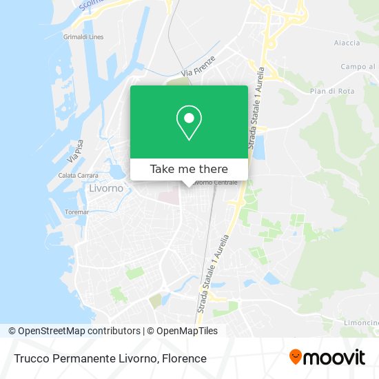 Trucco Permanente Livorno map