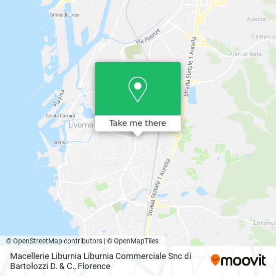 Macellerie Liburnia Liburnia Commerciale Snc di Bartolozzi D. & C. map