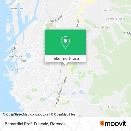 Bernardini Prof. Eugenio map