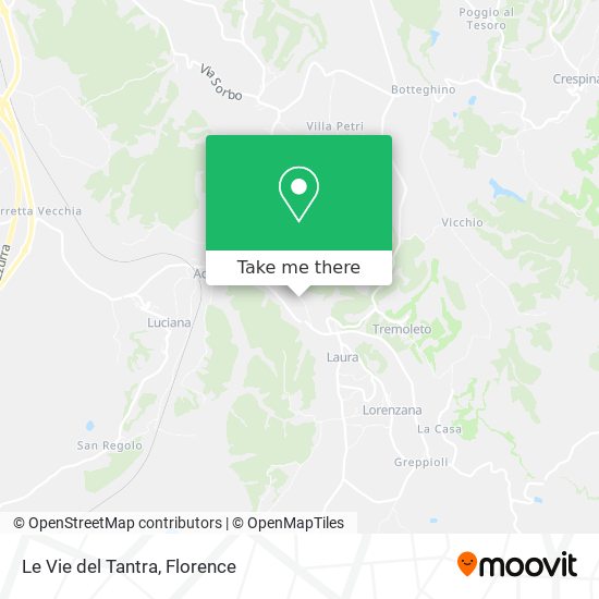Le Vie del Tantra map