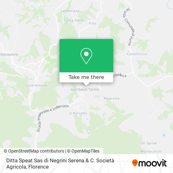 Ditta Speat Sas di Negrini Serena & C. Società Agricola map