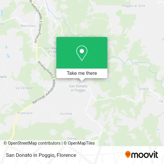 San Donato in Poggio map