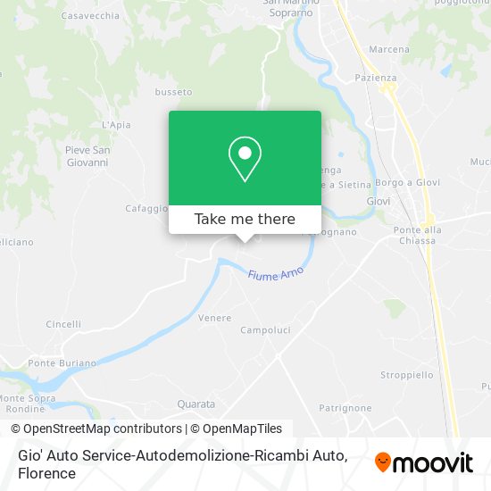 Gio' Auto Service-Autodemolizione-Ricambi Auto map