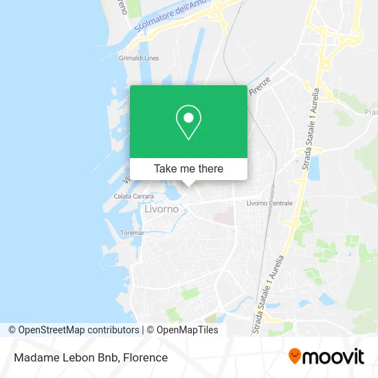 Madame Lebon Bed and Breakfast map