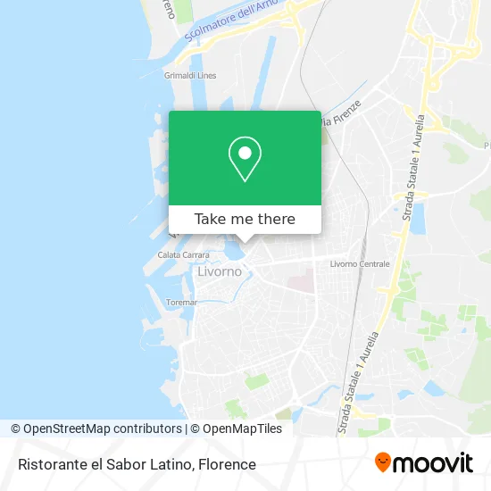 El Sabor Latino Restaurant map