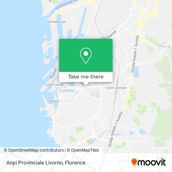Anpi Provinciale Livorno map
