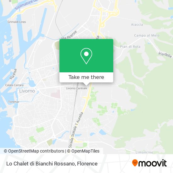 Lo Chalet di Bianchi Rossano map