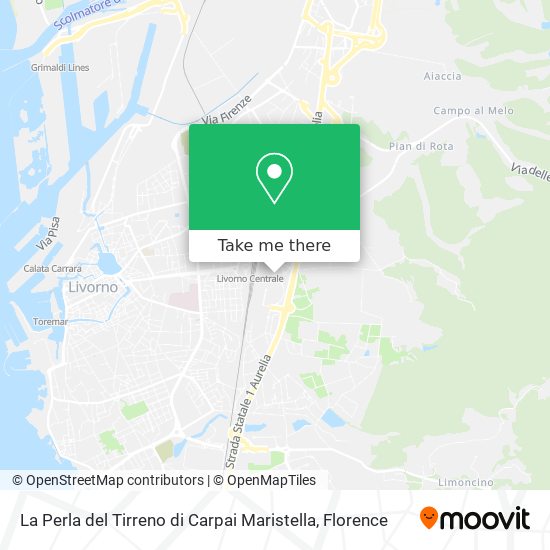 La Perla del Tirreno di Carpai Maristella map