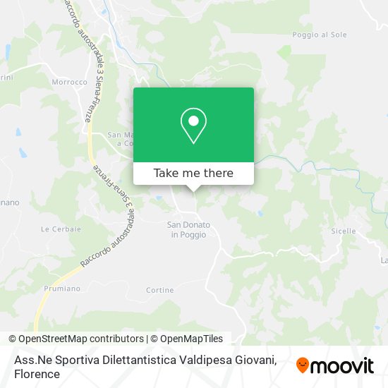Ass.Ne Sportiva Dilettantistica Valdipesa Giovani map