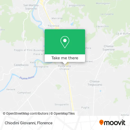 Giovanni Chiodini map