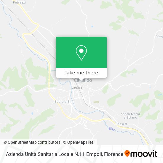 Azienda Unità Sanitaria Locale N.11 Empoli map