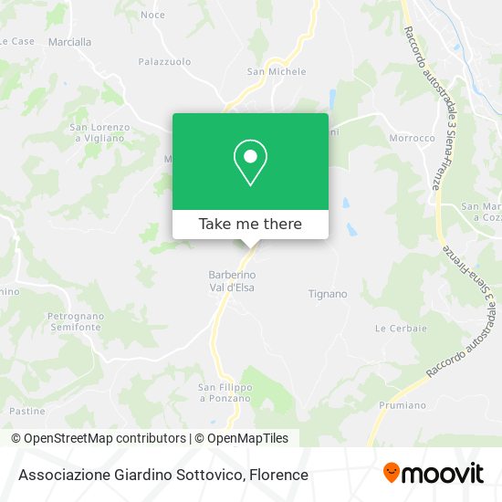 Associazione Giardino Sottovico map