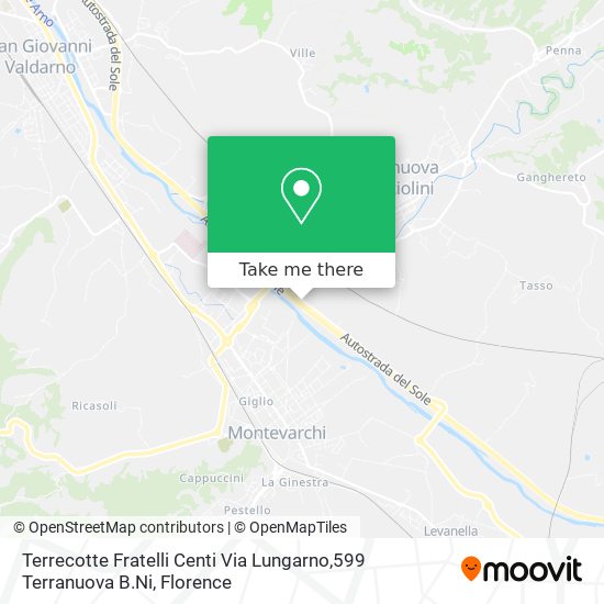 Terrecotte Fratelli Centi Via Lungarno,599 Terranuova B.Ni map