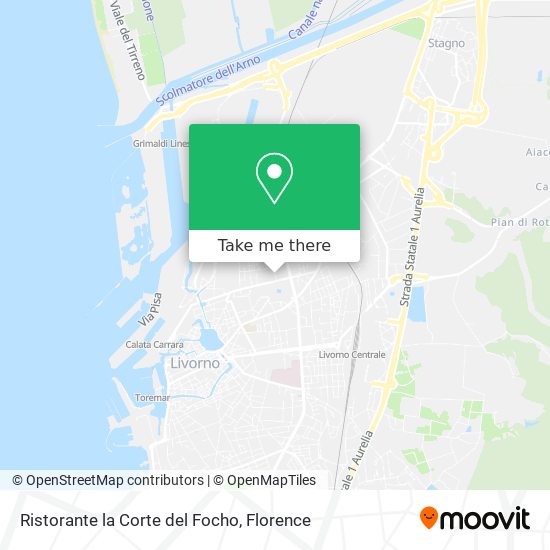 Ristorante la Corte del Focho map
