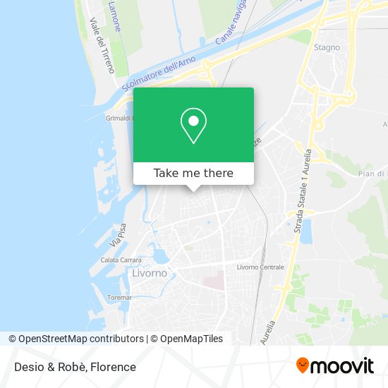 Desio & Robè map