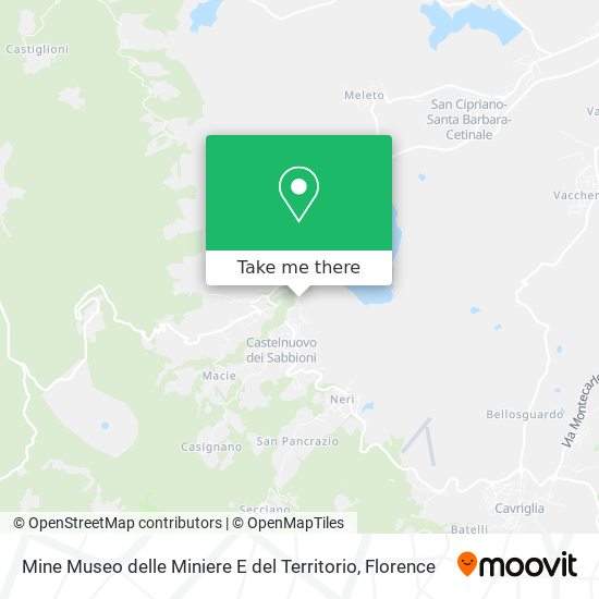 Mine Museo delle Miniere E del Territorio map