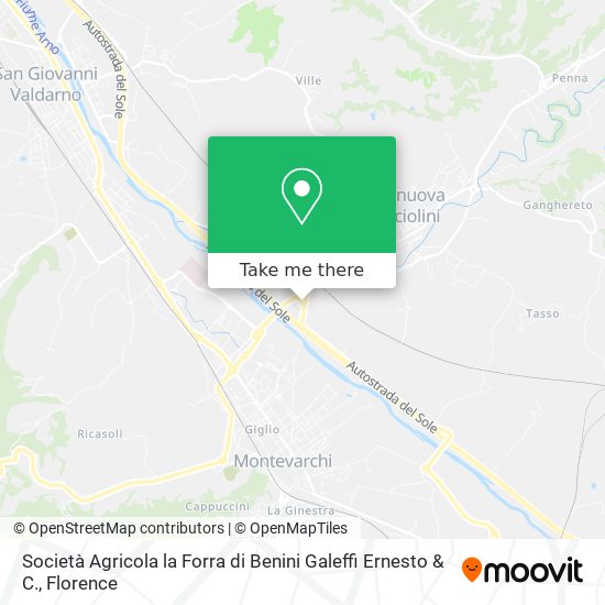 Società Agricola la Forra di Benini Galeffi Ernesto & C. map