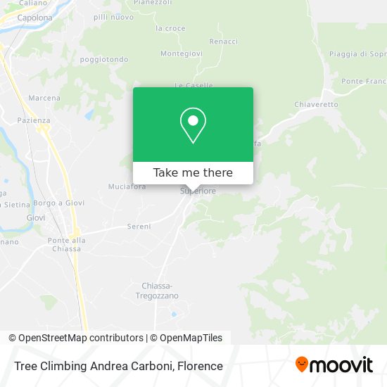 Tree Climbing Andrea Carboni map