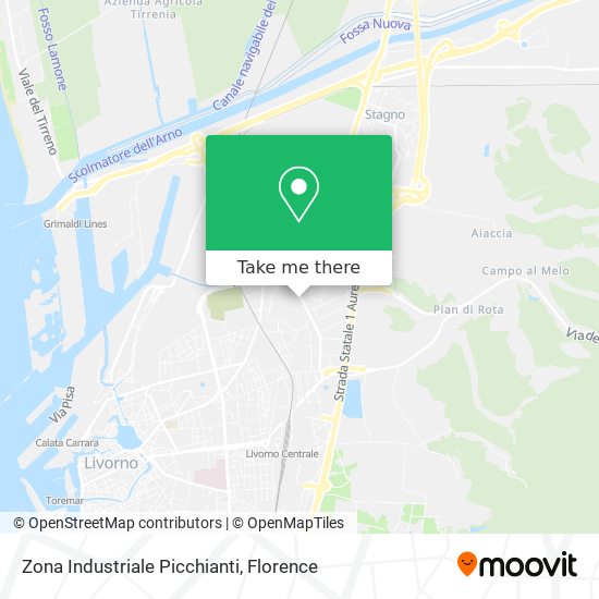 Zona Industriale Picchianti map