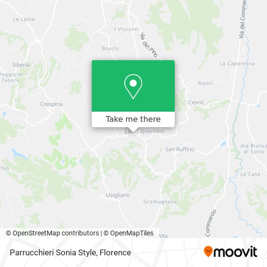 Parrucchieri Sonia Style map