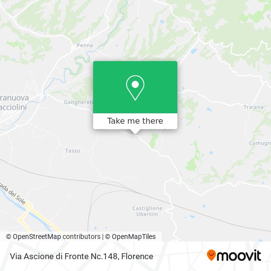 Via Ascione di Fronte Nc.148 map