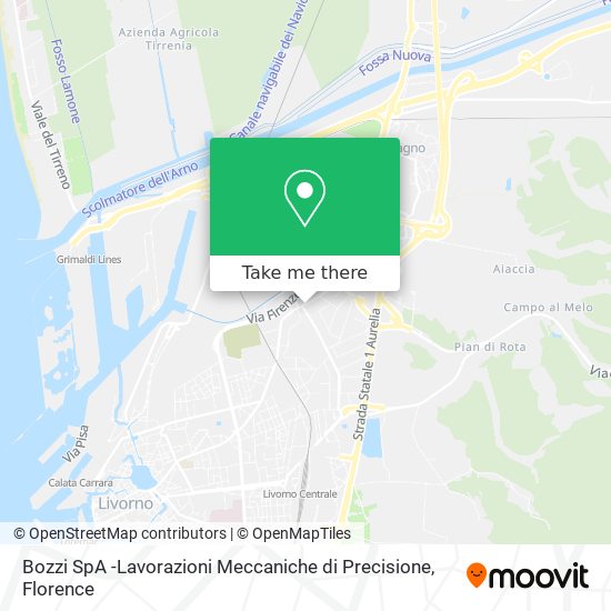 Bozzi SpA -Lavorazioni Meccaniche di Precisione map