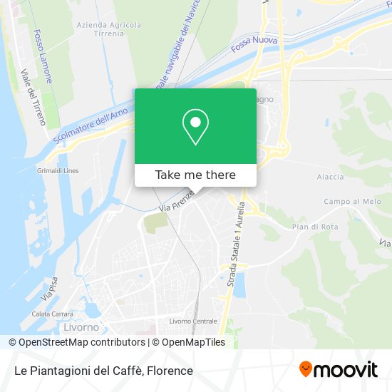 Le Piantagioni del Caffè map