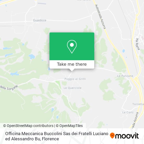 Officina Meccanica Buccolini Sas dei Fratelli Luciano ed Alessandro Bu map
