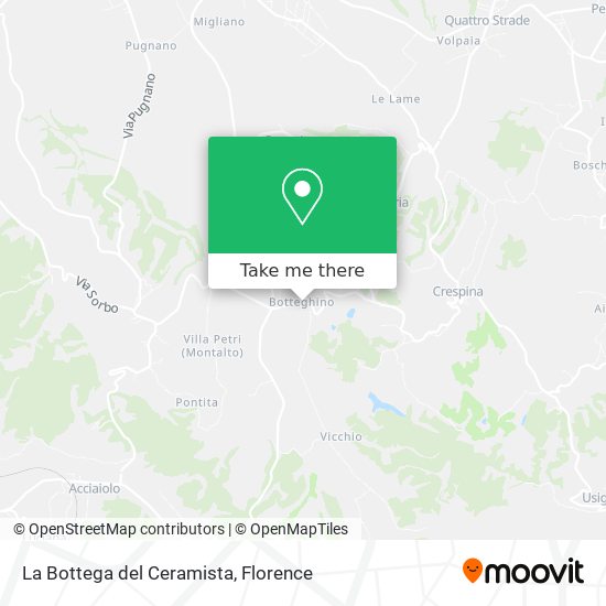 La Bottega del Ceramista map