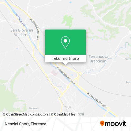 Nencini Sport map