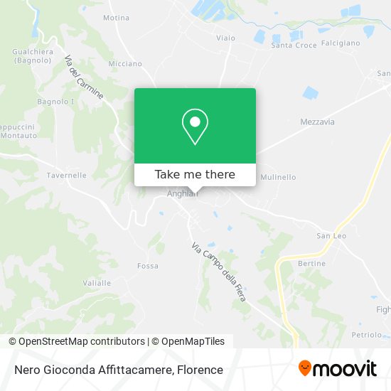 Nero Gioconda Affittacamere map