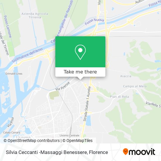 Silvia Ceccanti -Massaggi Benessere map