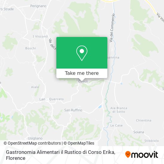 Gastronomia Alimentari il Rustico di Corso Erika map