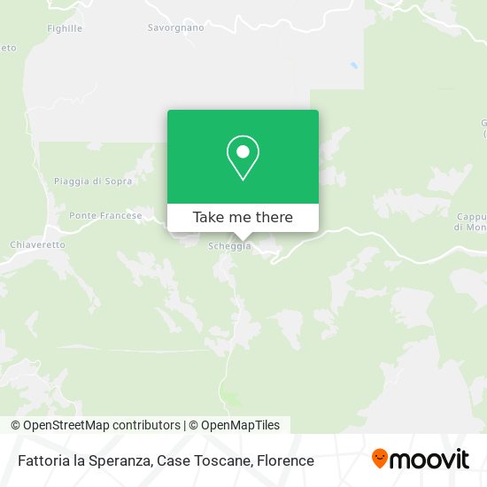 Fattoria la Speranza, Case Toscane map