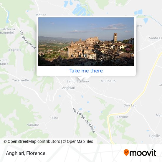 How to get to Anghiari in Arezzo by Bus or Train