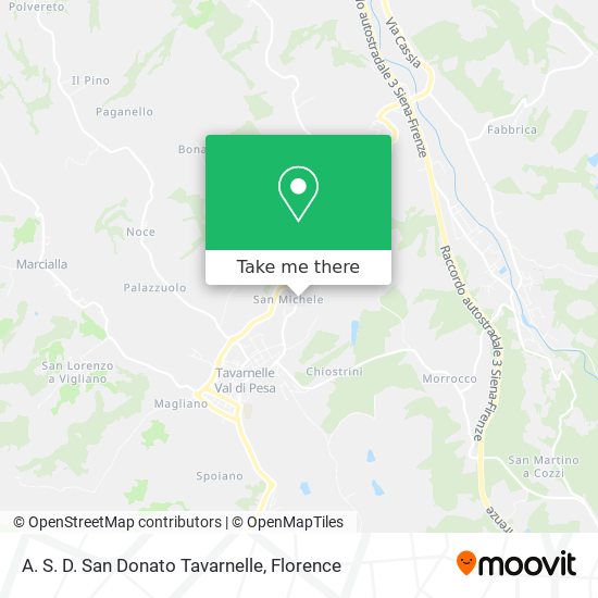 A. S. D. San Donato Tavarnelle map