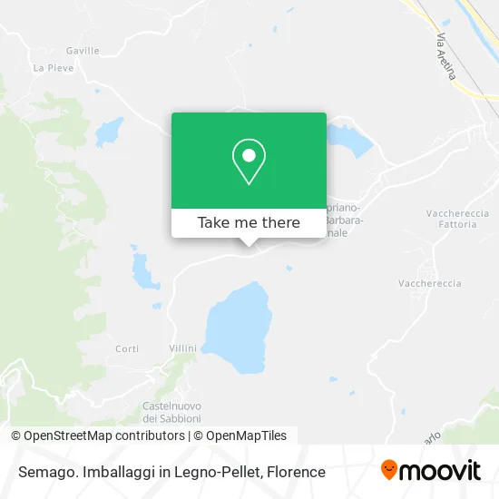 Semago. Imballaggi in Legno-Pellet map