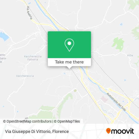 Via Giuseppe Di Vittorio map