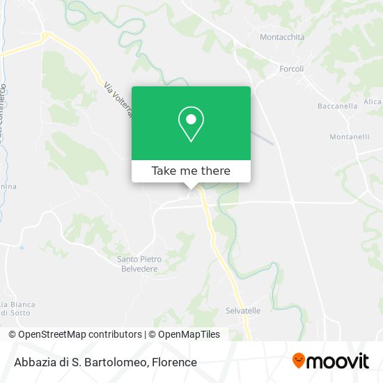 Abbazia di S. Bartolomeo map