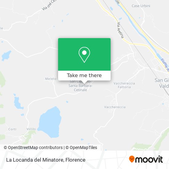 La Locanda del Minatore map