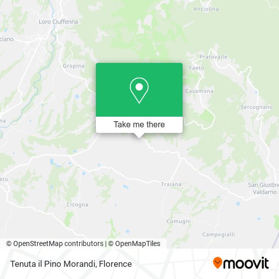 Tenuta il Pino Morandi map