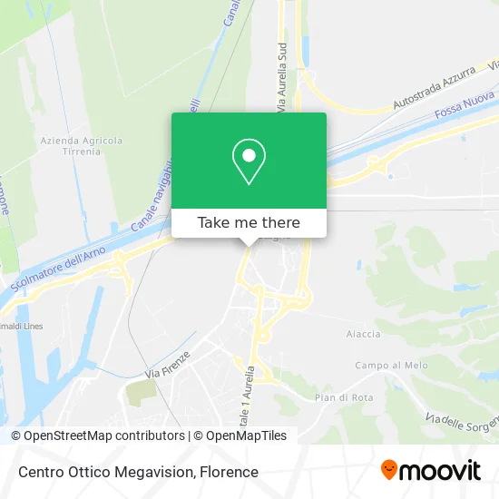 Centro Ottico Megavision map