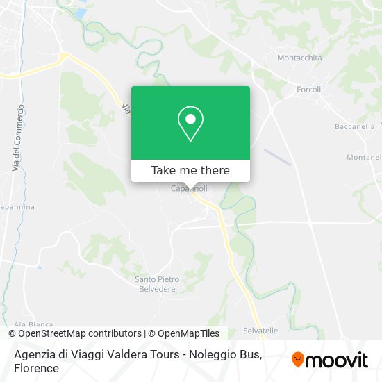 Agenzia di Viaggi Valdera Tours - Noleggio Bus map
