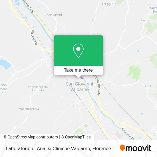 Valdarno Clinical Analysis Laboratory map