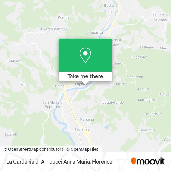 La Gardenia di Arrigucci Anna Maria map