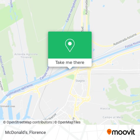 McDonald's map