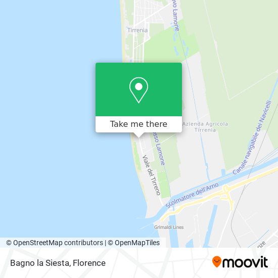 Bagno la Siesta map