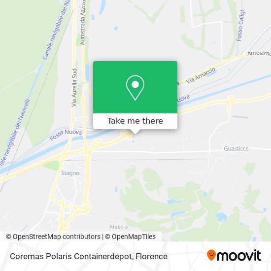 Coremas Polaris Containerdepot map